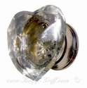 Glass doorknob diamond (clear glass)