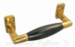 Doorhandle- Kitchenpull Ebony with Nickel