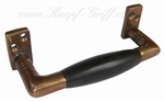 Doorhandle- Kitchenpull Ebony with Nickel